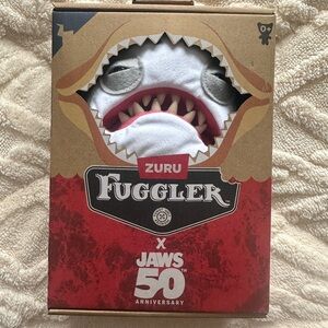 ZURU Fuggler Jaws 50th Anniversary Stuffed Animal - Gray and Red